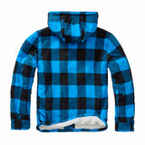 Brandit Lumberjacket hooded black-blue