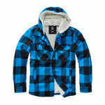 Brandit Lumberjacket hooded black-blue