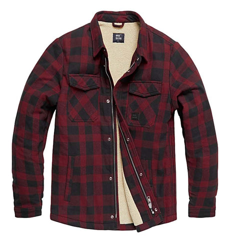 Vintage Industries Craft heavyweight sherpa Red Check