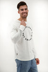 Alife & Kickin Logo Long Longsleeve white