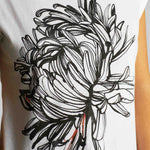 Dedicated T-Shirt Visby Stina Flower white
