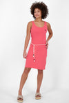 Alife & Kickin Jennifer Sleeveless Dress coral melange