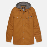 Dickies Duck Shirt Jacket Brown Duck