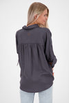 Alife & Kickin Donna Blouse charcoal