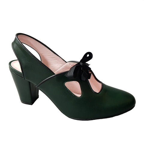 Lulu Thin Juanita High Heel Shoes Green