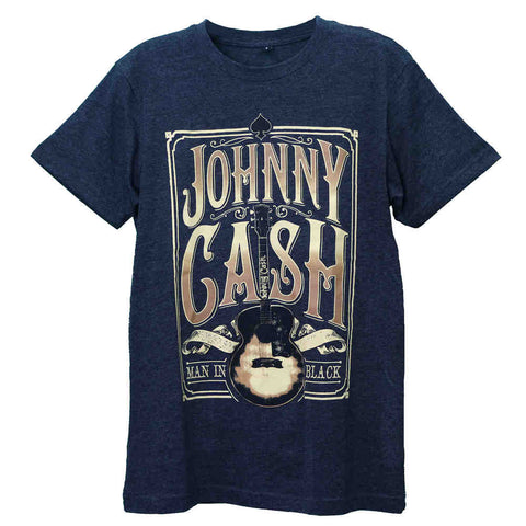 Merchc.de Johnny Cash T-Shirt charcoal grau beige black