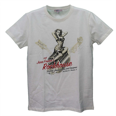 Rumble59 T-Shirt June Foster´s Rockhouse Creme