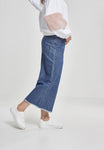 Urban Classics Ladies Denim Culotte ocean blue