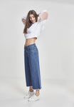 Urban Classics Ladies Denim Culotte ocean blue