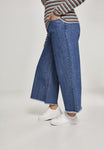 Urban Classics Ladies Denim Culotte ocean blue