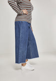 Urban Classics Ladies Denim Culotte ocean blue