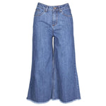 Urban Classics Ladies Denim Culotte ocean blue