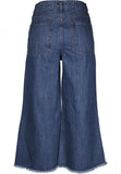 Urban Classics Ladies Denim Culotte ocean blue