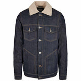 Urban Classics Sherpa Lined Jeans Jacket rinsed denim