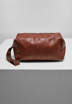 Urban Classics Synthetic Leather Cosmetic Pouch brown