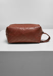 Urban Classics Synthetic Leather Cosmetic Pouch brown
