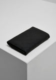 Urban Classics Synthetic Leather Allover Logo Wallet black