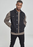 Urban Classics Denim Vest black dark