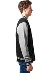 Urban Classics 2-tone College Sweatjacket black/grey