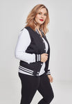 Urban Classics 2-tone College Sweatjacket black/white