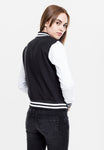 Urban Classics 2-tone College Sweatjacket black/white