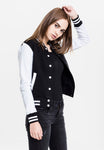 Urban Classics 2-tone College Sweatjacket black/white