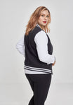 Urban Classics 2-tone College Sweatjacket black/white