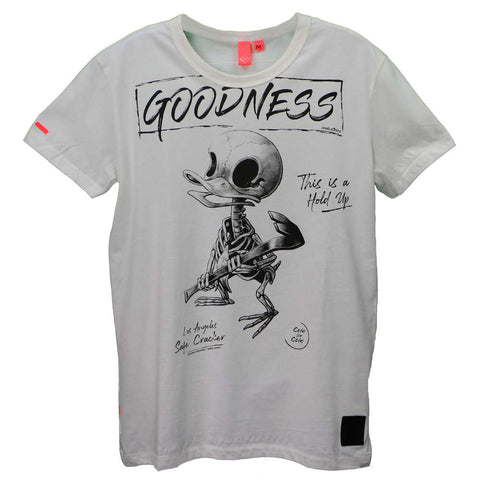 Goodness Industries T-Shirt Natur "This is a hold up" GN 600